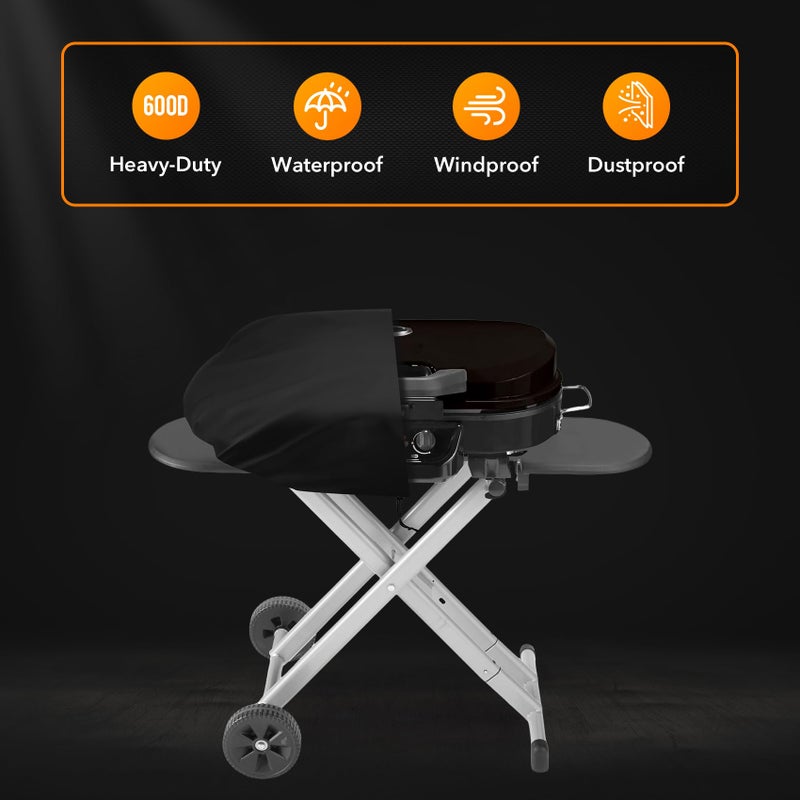 ZBXFCSH Heavy Duty Grill Cover Compatible with Coleman Roadtrip LX/LXX/LXE/285 and Compatible with Smoke Hollow 205 Grills, All Weather - Image 3